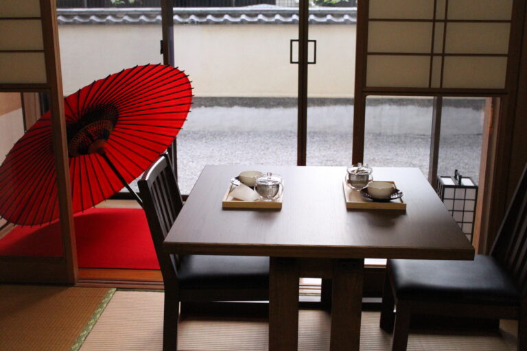 A photo of our tea table.