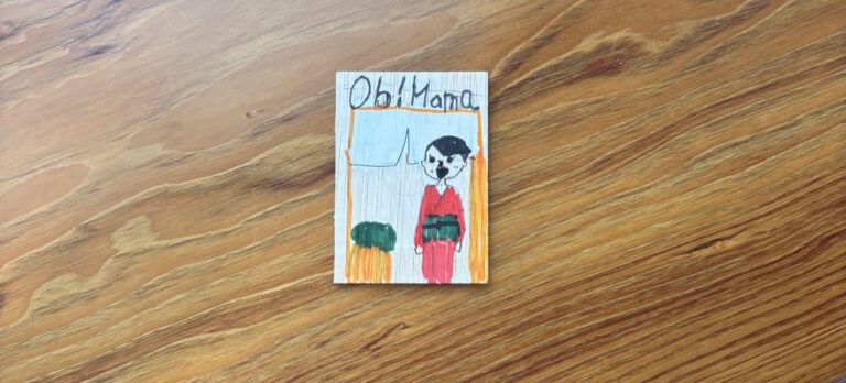 A photo of the present from the children of our community.