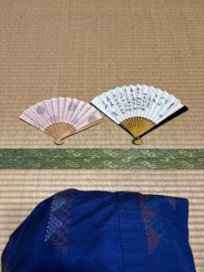 Fans used in the tea ceremony