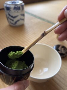 Matcha and tea ceremony utensils