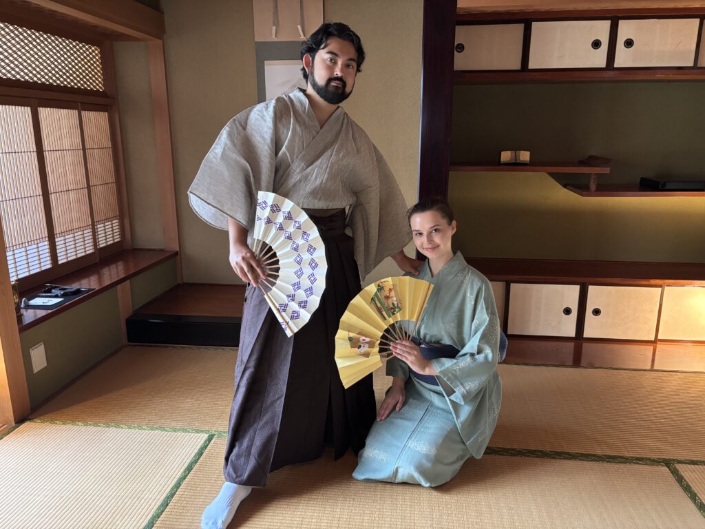Guests striking a pose