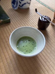 A bowl of matcha