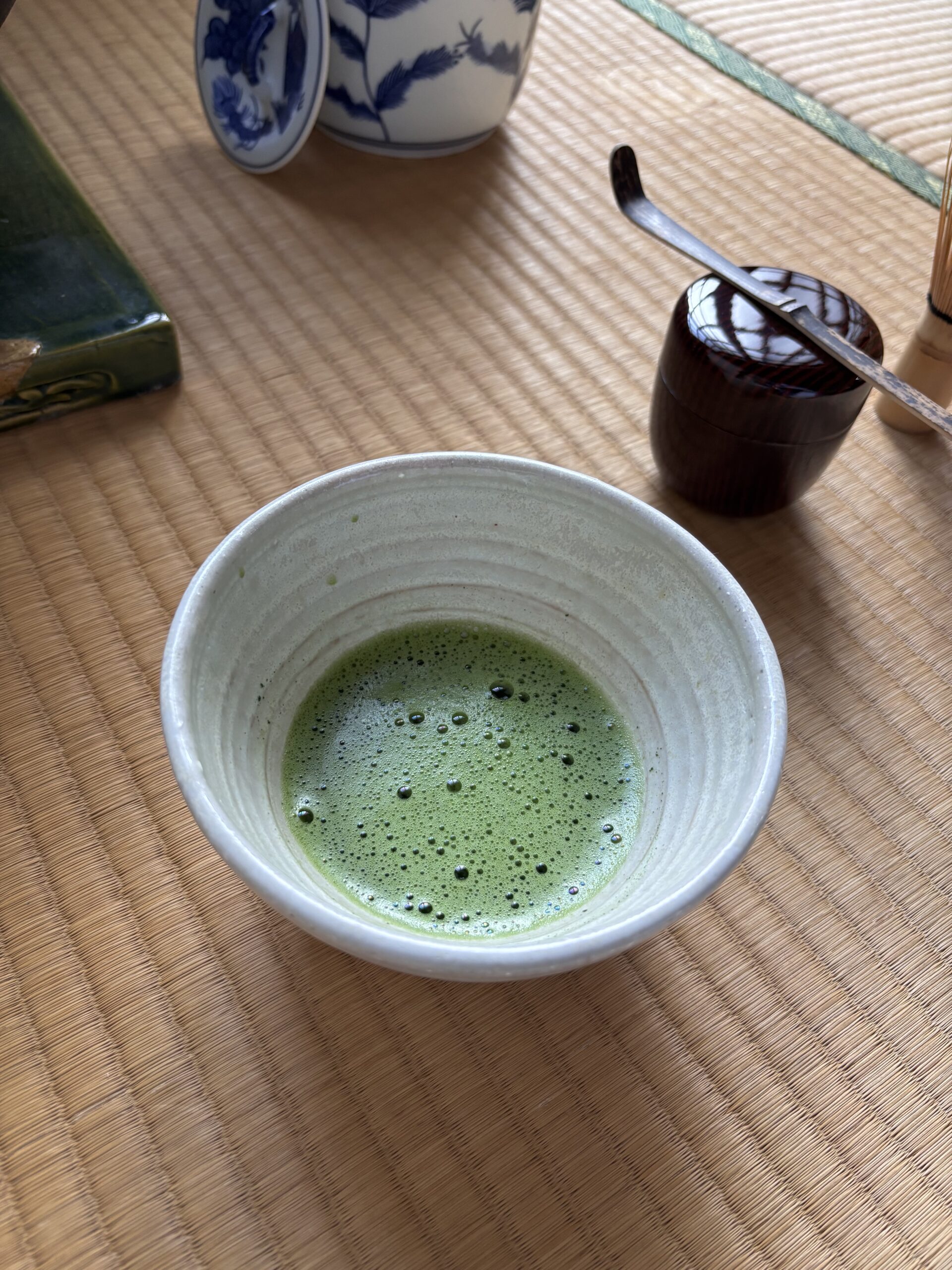 A bowl of matcha