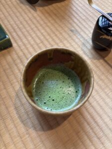 A bowl of matcha